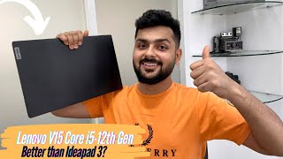 Lenovo V15 with Core i5 12th Gen Unboxing amp Review This Laptop Is Different [upl. by Anawad]