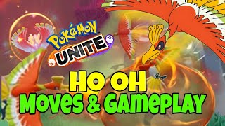 Pokemon Unite HO OH Gameplay amp Moveset  Pokemon Unite HO OH [upl. by Ailadi235]