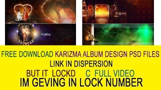 FREE download Karizma Canvera Album Design PSD FILES LINK IN dispersion in telugu [upl. by Hazeghi]