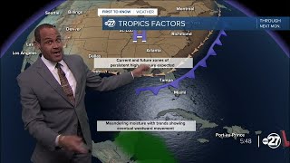 Tropics check Disturbance and the pattern to come 10142024 [upl. by Stillman]