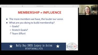 Rally Day Webinar 2 Legislative Priorities [upl. by Bocock766]