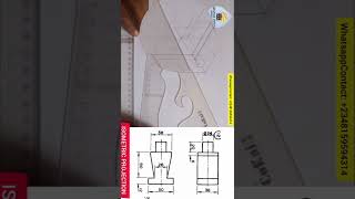 Isometric View of a Figure like NIKON CAMERA Engineeringdrawing [upl. by Nnyledam622]