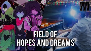 Field of Hopes and Dreams Piano and Orchestra  Deltarune Melody Geeks [upl. by Einiar]