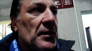 Zdravko Mamič talks after Dinamos 10 loss to PAOK on Dec 15 2010 [upl. by Derte]