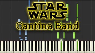 Cantina Band  Star Wars Piano Tutorial [upl. by Alphonso]