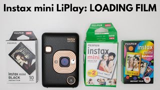 Fujifilm Instax Mini LiPlay FILM LOADING [upl. by Htiel]