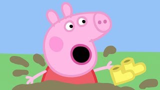 Peppa Pig in Hindi  Muddy Puddles  हिंदी Kahaniya  Hindi Cartoons for Kids [upl. by Renard]