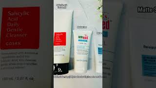 Minimal Morning Skincare Routine for OilyAcne Prone Skin shortsvideo trending viral skincare [upl. by Narih]