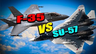 F35 Lightning II vs Su57 5th Generation Fighter Jet Showdown [upl. by Luz339]