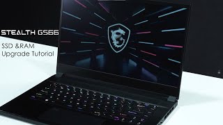 MSI Stealth GS66 12U Series Upgrade Tutorial [upl. by Mark]