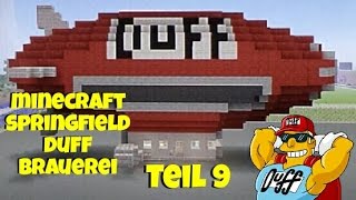 Minecraft Springfield Duff Brauerei  Teil 9 [upl. by Einnej]