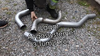 Fixar Volvo V70 Avgassystem 3 tums  VLOGG 30 [upl. by Eluk]