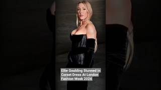 Ellie Goulding Stunned In Corset Dress At London Fashion Week 2024 [upl. by Leynwad]