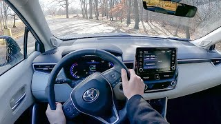 2022 Toyota Corolla Cross XLE AWD  POV Test Drive Binaural Audio [upl. by Eelarac230]