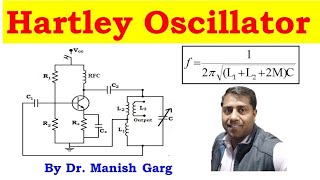 Hartley Oscillator  Electronics  BSc  BTech  UGCCSIR  Gate  JAM [upl. by Aime]