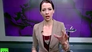 RT Reacts After RT Host Condemns Russia Over Ukraine Actions [upl. by Gnud]