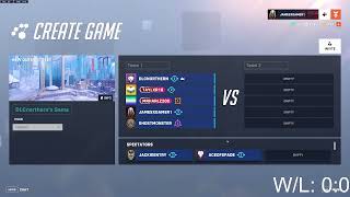 Overwatch team sapphire vs Kingsway Krakens mrharlz [upl. by Nylarahs]