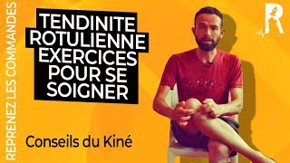 Tendinite rotulienne du genou  symptômes traitement et exercices kiné [upl. by Ttreve]