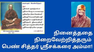 நினைத்ததை நிறைவேற்றித்தரும் பெண் சித்தர் ஸ்ரீ சக்கரை அம்மா கலாக்ஷேத்ரா சாலை  திருவான்மியூர் சென்னை [upl. by Sharline]