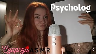 ASMR Po Polsku PSYCHOLOG WYKŁADOWCA  pisanie szeptanie  ROLEPLAY [upl. by Baillieu]