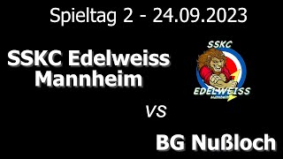 Kegeln  2324  Verbandsliga Männer  Spieltag 2  SSKC Edelweiss vs BG Nußloch [upl. by Davine735]