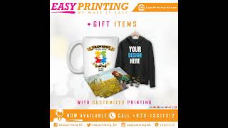 ● Get your Personalized Gift Items printed in highquality colors in Bahrain [upl. by Franciskus812]