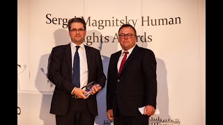 The Magnitsky Human Rights Awards 2018  Eliot Higgins [upl. by Dnalrah]