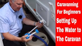 Caravanning For Beginners Setting Up The Water [upl. by Htiekel]