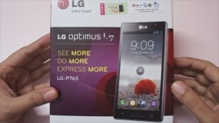 LG Optimus L9 Unboxing amp First Boot [upl. by Nelsen]