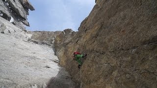 Aiguille du Fou Face Sud Voie Américaine Chamonix MontBlanc montagne alpinisme escalade [upl. by Haliehs]