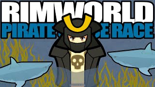 This Was a HORRIBLE Idea  Rimworld Pirate Space Race 6 [upl. by Ainoyek]