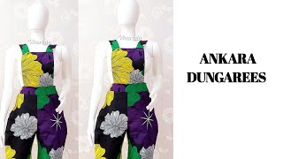 How to Make a DIY Dungarees Playsuit Jumpsuit [upl. by Eisor]