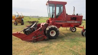 CaseIH Swather Maintenance [upl. by Anelav]