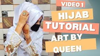 wedding Function Hijab tutorialStep by step Liyer Hijab Tutorial Art By Queenhijabyoutubefashion [upl. by Schouten242]