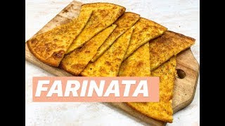 FARINATA  CECINA FATTA IN CASA SOLO TRE INGREDIENTI  CUCINANDOMELAGODO [upl. by Adnara]