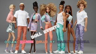 DOLL EVENTS One of a Kind Multi Cultural Barbie Dolls by Carlyle Nuera Fashionistas Designer [upl. by Kaleena382]