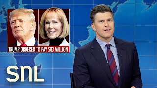 Weekend Update Trump Ordered to Pay 83 Million DeSantis Endorses Trump  SNL [upl. by Kluge20]