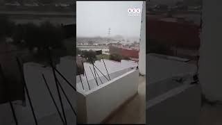 🇹🇳  ⚡️ Lightning Strikes Power Pole in Msaken Tunisia [upl. by Odette878]