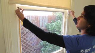 How to install doubleglazing plastic on your windows [upl. by Nirik]