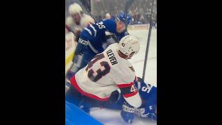 Watch why neck guards are needed Ryan Reaves skate nearly slashed Holmberg’s throat [upl. by Navinod]