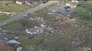 Georgia tornado and storms  A look at response and recovery [upl. by Lartnom]