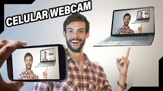 Cómo usar tu CELULAR como WEBCAM en PC GOOGLE MEET DISCORD SKYPE OBS DIRECTOS [upl. by Ayitahs842]