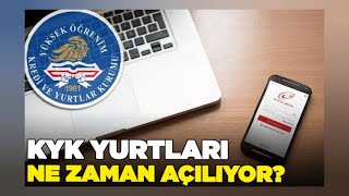 KYK YURTLARI AÇILIŞ TARİHİ KESİNLEŞTİ Kyk Yurtları Bu Tarihte Açılacak [upl. by Pitzer638]