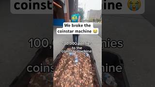 We broke the coinstar machine 😭 [upl. by Francisca132]