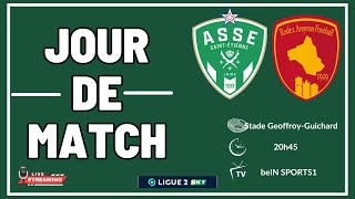 ASSE  RODEZ Le match commenté en direct 🟢 Allez les Verts🟢 [upl. by Hassadah622]