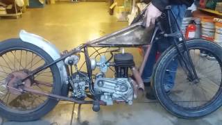 Sturmey Archer 250cc side valve 1st run [upl. by Ahsinrad]