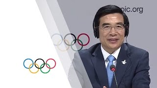 IOC and Beijing 2022 Host City Joint Press Conference [upl. by Naaman]