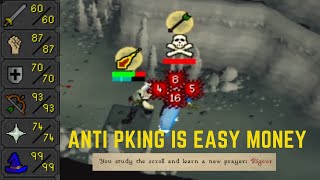 Creating The Best Med Lvl Pking Account In The Game  OSRS [upl. by Aicetel]