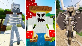 MINECRAFT TOP 10 MOB MODS  FORGE 1710 [upl. by Allekim]