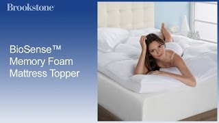 BioSense™ Memory Foam Mattress Topper [upl. by Ecissej46]